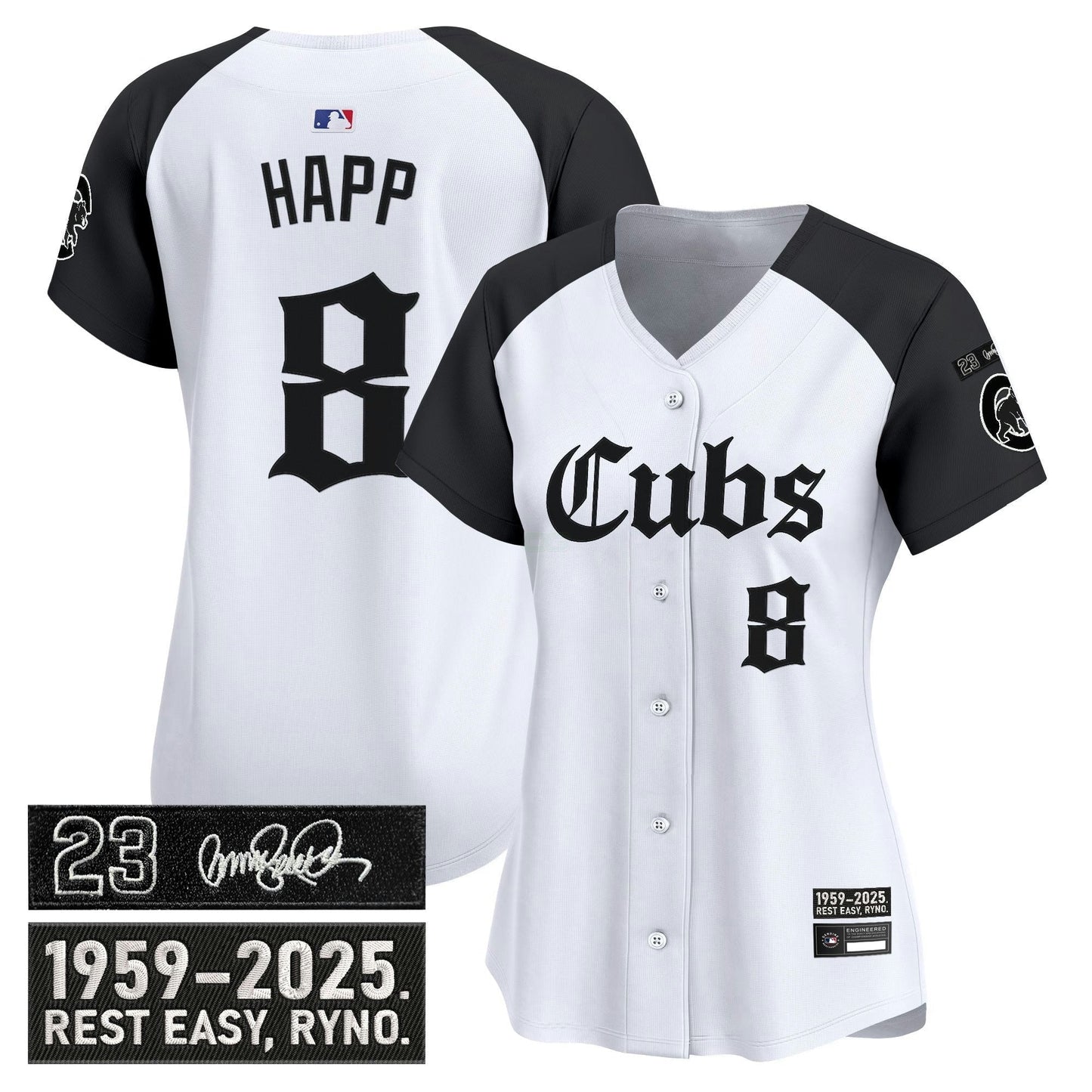 Camisa MLB Women’s Chicago ‘Ryne Sandberg Tribute’ Vapor Premier Limited Jersey – Gothic Edition