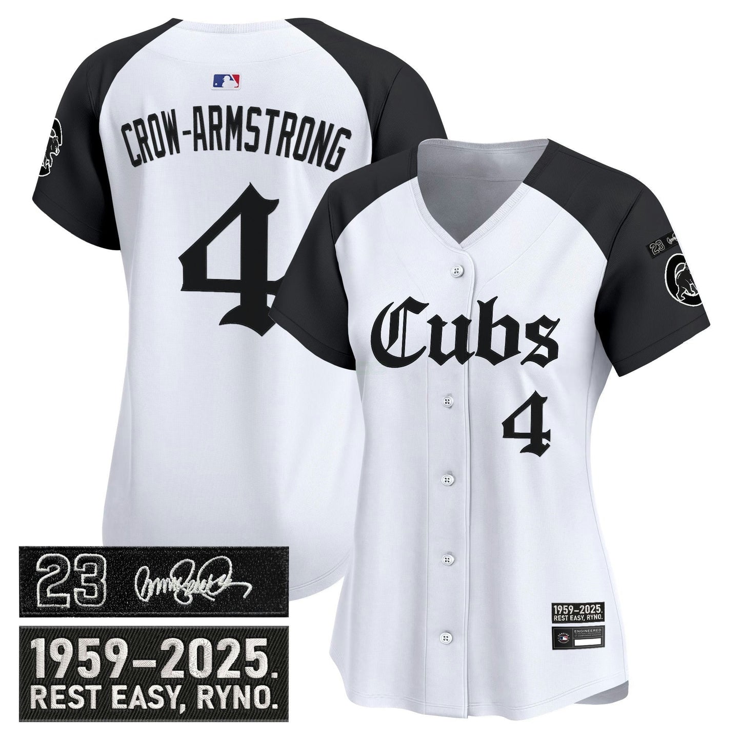 Camisa MLB Women’s Chicago ‘Ryne Sandberg Tribute’ Vapor Premier Limited Jersey – Gothic Edition