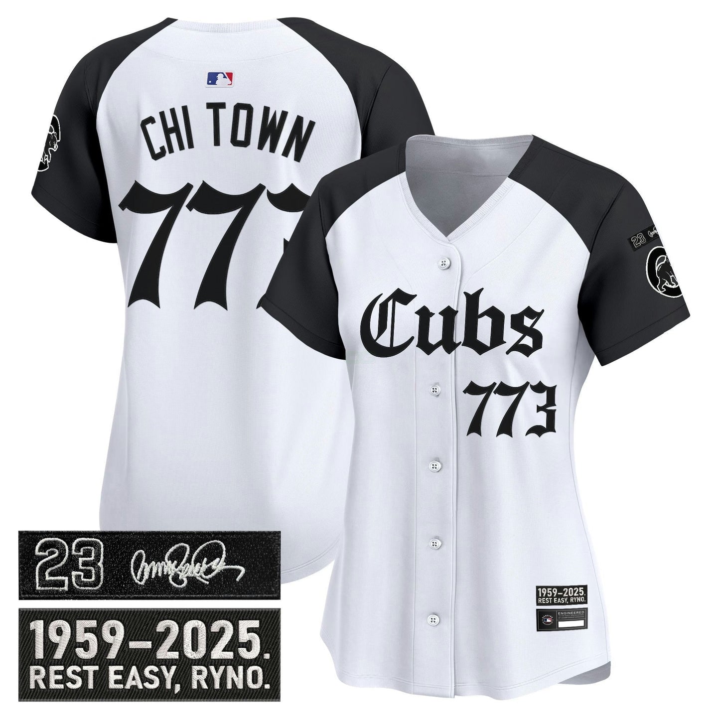 Camisa MLB Women’s Chicago ‘Ryne Sandberg Tribute’ Vapor Premier Limited Jersey – Gothic Edition