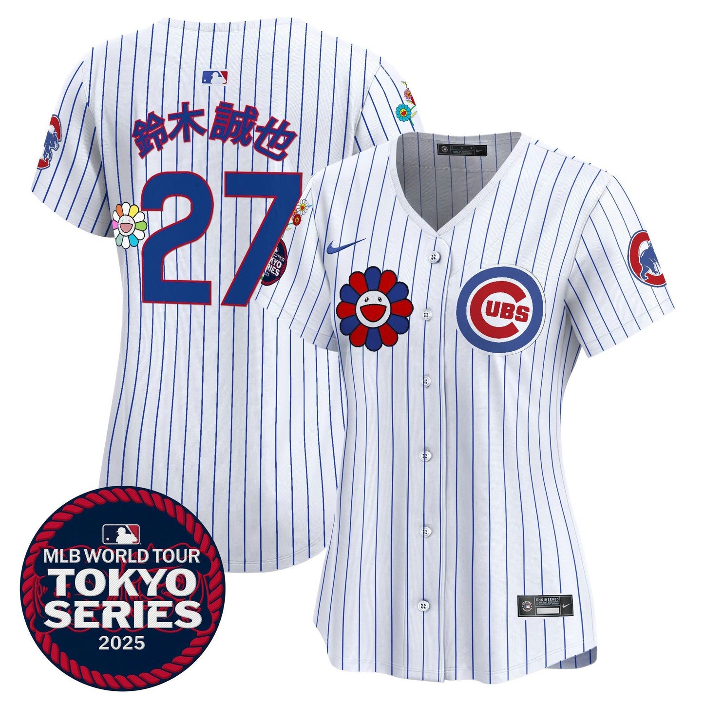 Camisa MLB Women’s Chicago Tokyo Series 2025 Vapor Premier Limited Jersey – Stitched