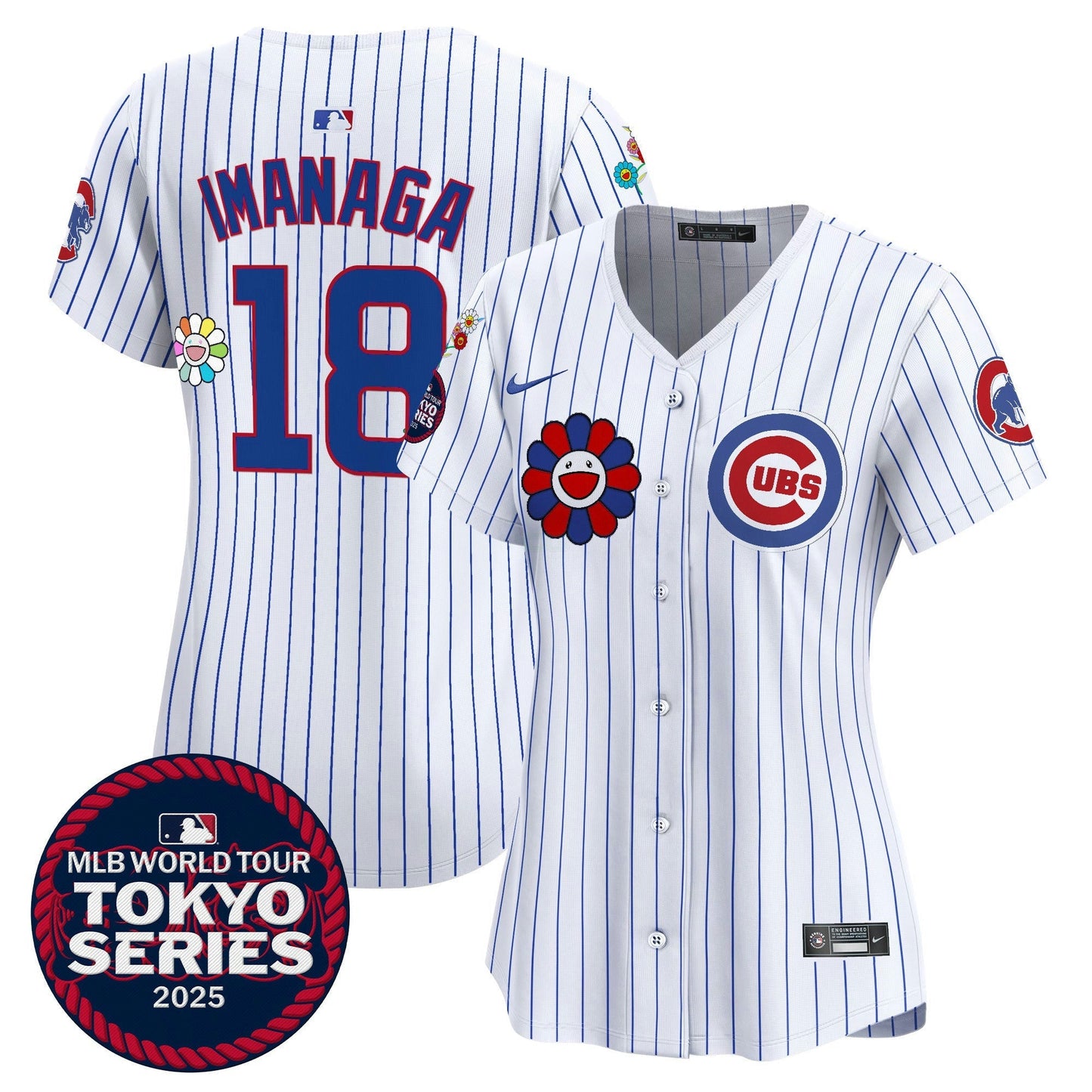 Camisa MLB Women’s Chicago Tokyo Series 2025 Vapor Premier Limited Jersey – Stitched