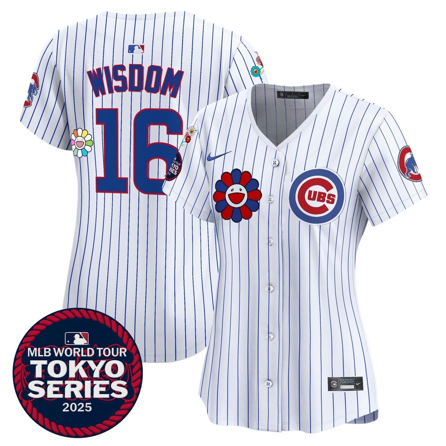 Camisa MLB Women’s Chicago Tokyo Series 2025 Vapor Premier Limited Jersey – Stitched