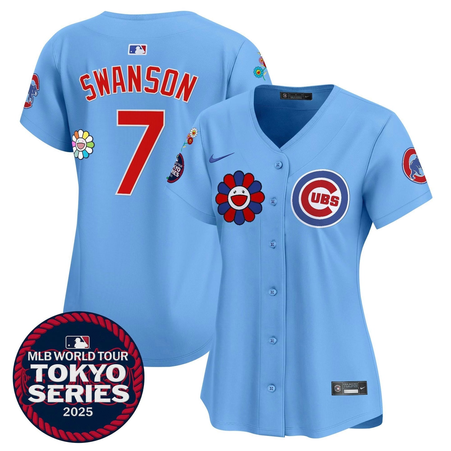 Camisa MLB Women’s Chicago Tokyo Series 2025 Vapor Premier Limited Jersey – Stitched