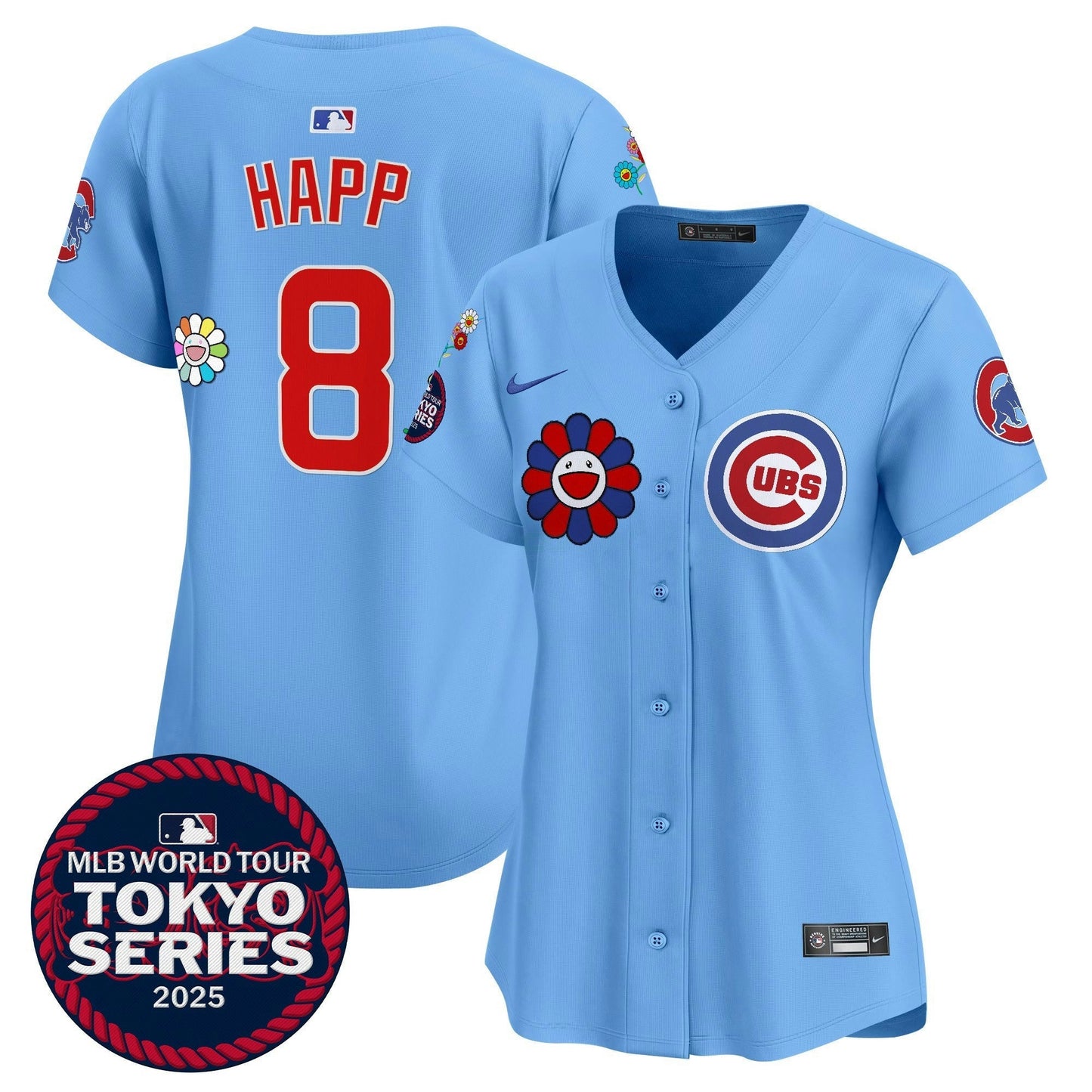 Camisa MLB Women’s Chicago Tokyo Series 2025 Vapor Premier Limited Jersey – Stitched