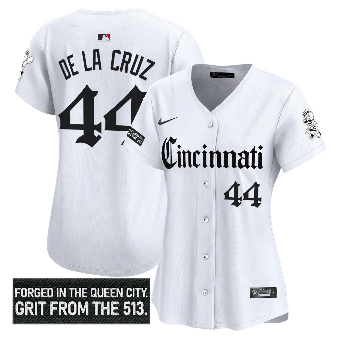 Camisa MLB Women’s Cincinnati ‘Gothic Queen City Edition’ Vapor Premier Limited Jersey