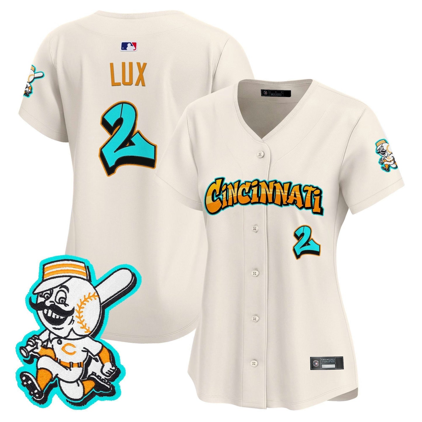 Camisa MLB Women’s Cincinnati ‘Graffiti Queen City Edition’ Vapor Premier Limited Jersey