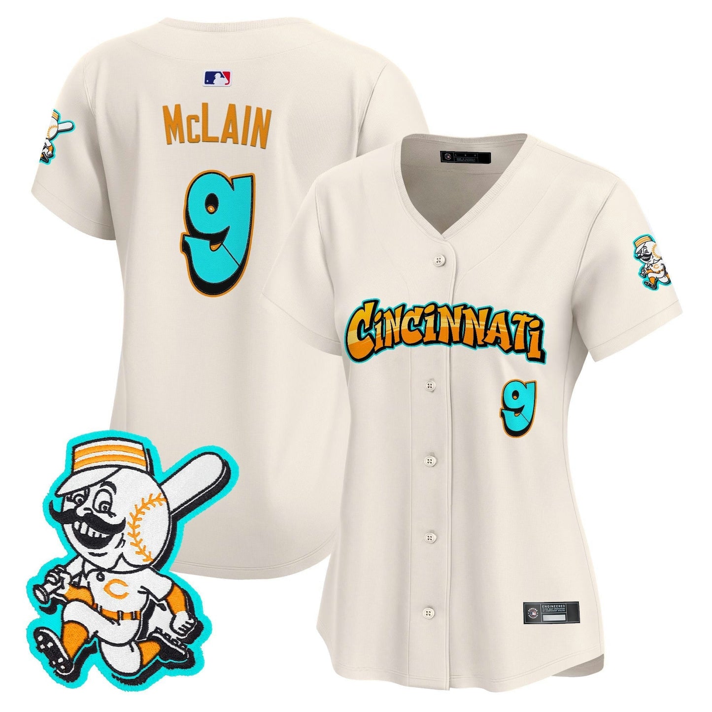 Camisa MLB Women’s Cincinnati ‘Graffiti Queen City Edition’ Vapor Premier Limited Jersey