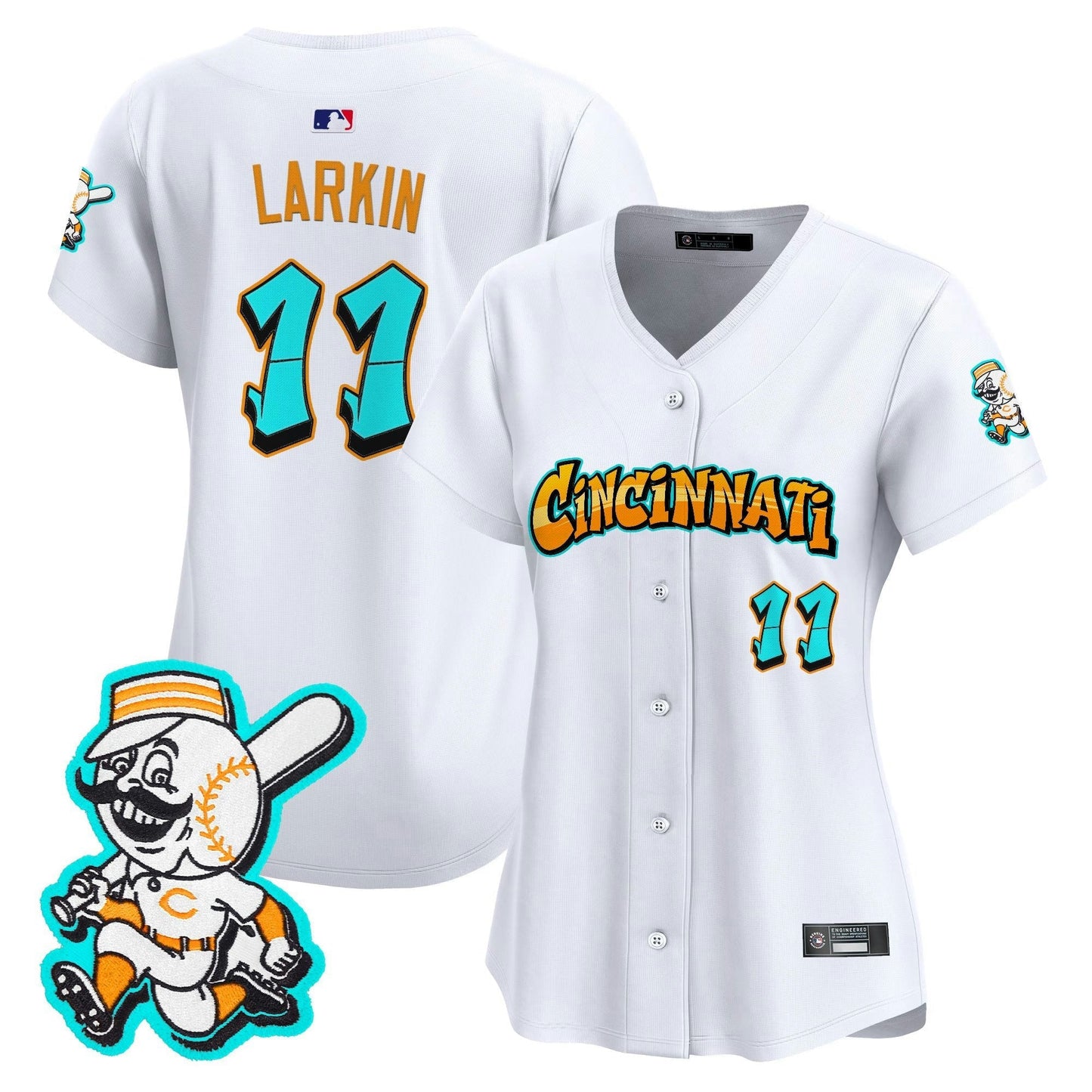Camisa MLB Women’s Cincinnati ‘Graffiti Queen City Edition’ Vapor Premier Limited Jersey