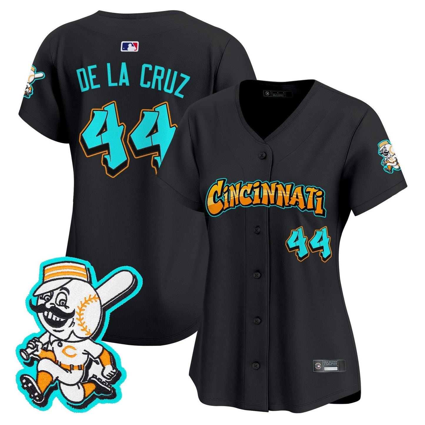 Camisa MLB Women’s Cincinnati ‘Graffiti Queen City Edition’ Vapor Premier Limited Jersey