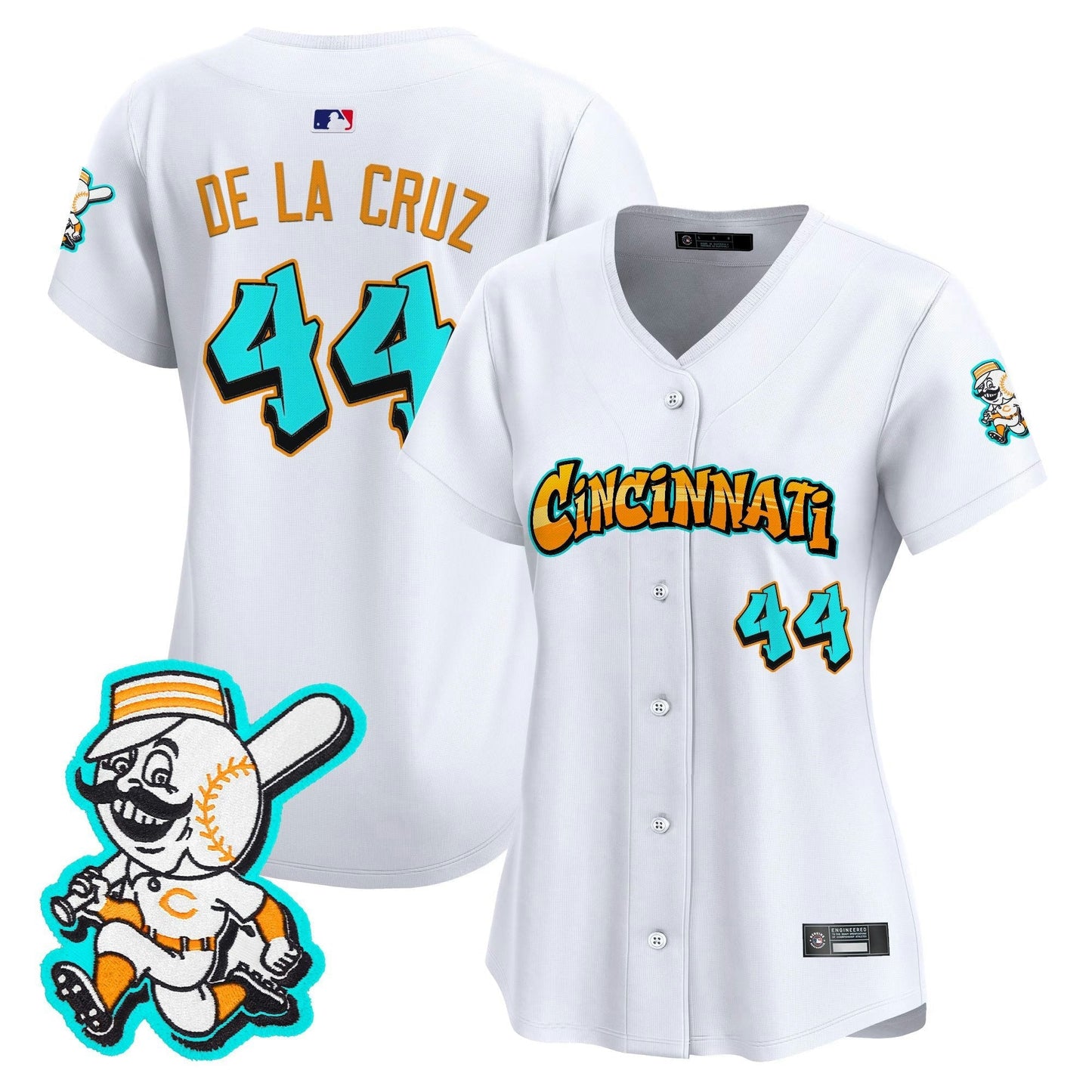 Camisa MLB Women’s Cincinnati ‘Graffiti Queen City Edition’ Vapor Premier Limited Jersey
