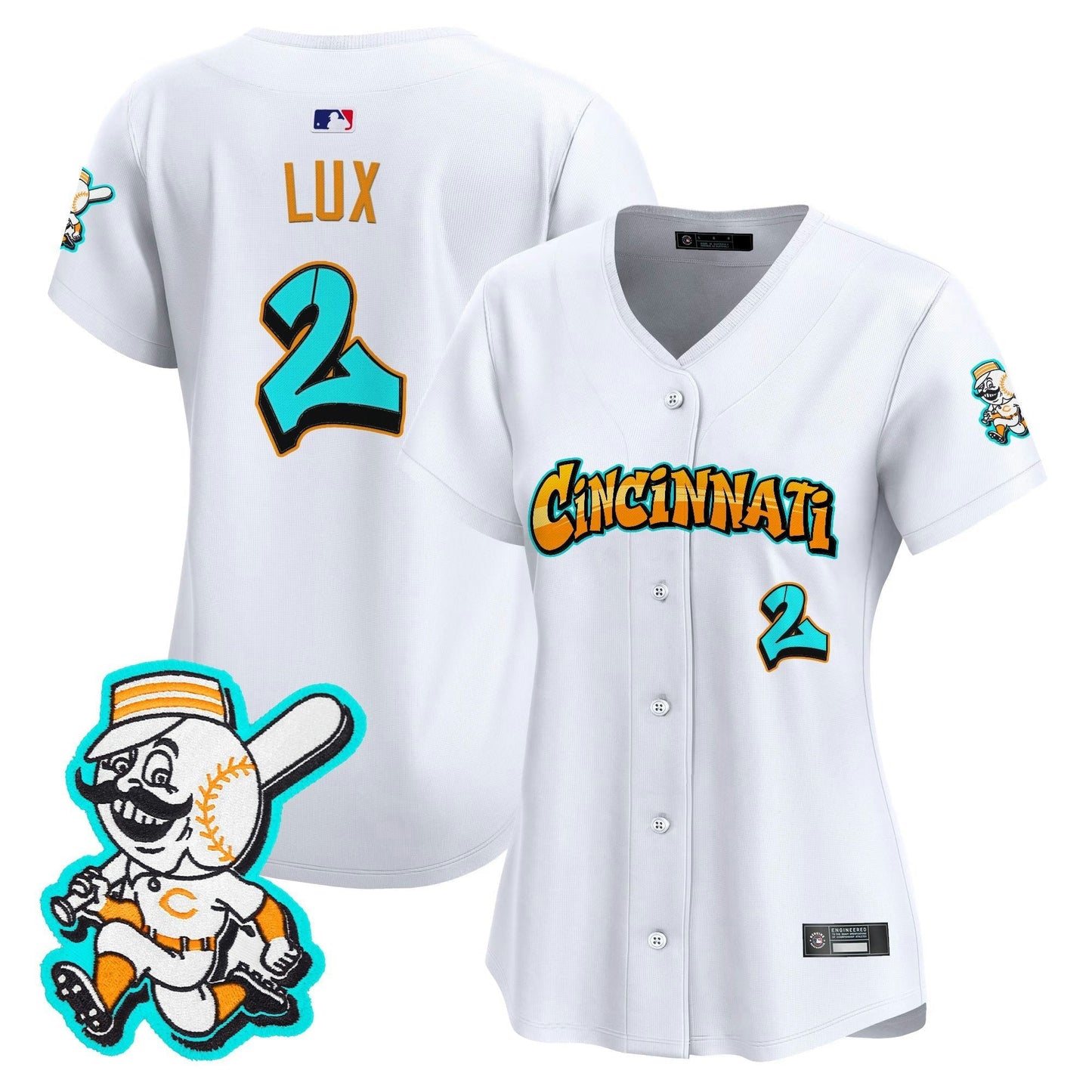 Camisa MLB Women’s Cincinnati ‘Graffiti Queen City Edition’ Vapor Premier Limited Jersey
