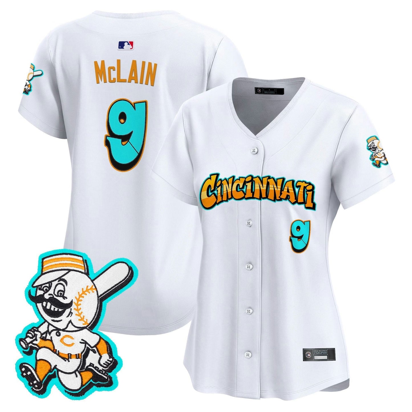 Camisa MLB Women’s Cincinnati ‘Graffiti Queen City Edition’ Vapor Premier Limited Jersey