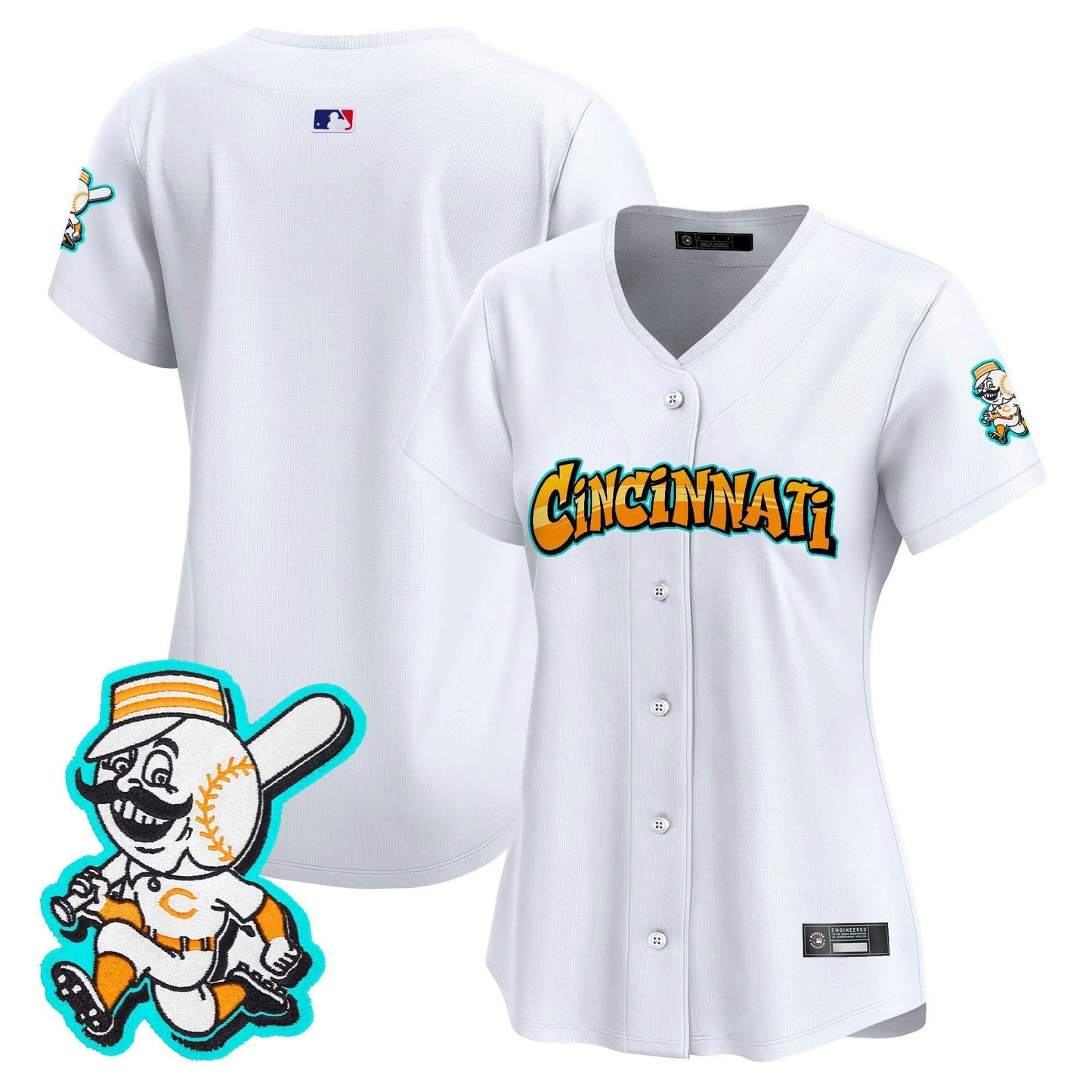 Camisa MLB Women’s Cincinnati ‘Graffiti Queen City Edition’ Vapor Premier Limited Jersey