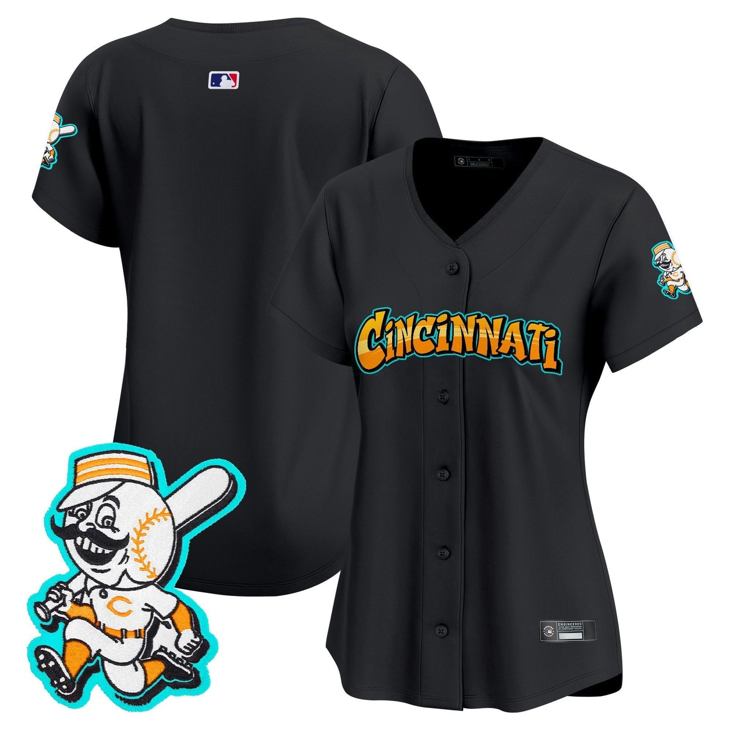 Camisa MLB Women’s Cincinnati ‘Graffiti Queen City Edition’ Vapor Premier Limited Jersey