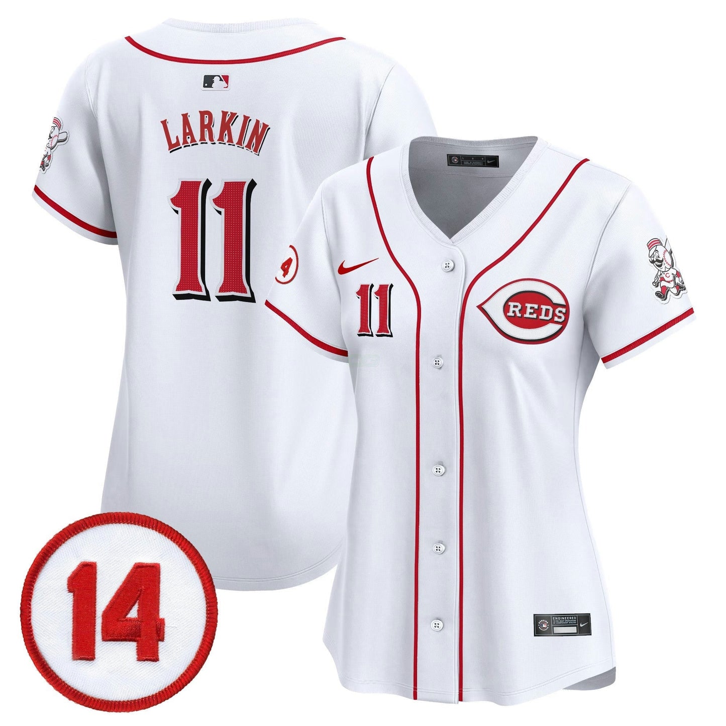 Camisa MLB Women’s Cincinnati Pete Rose Patch Vapor Premier Limited Jersey