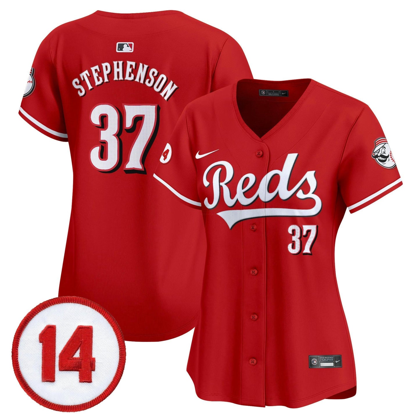 Camisa MLB Women’s Cincinnati Pete Rose Patch Vapor Premier Limited Jersey