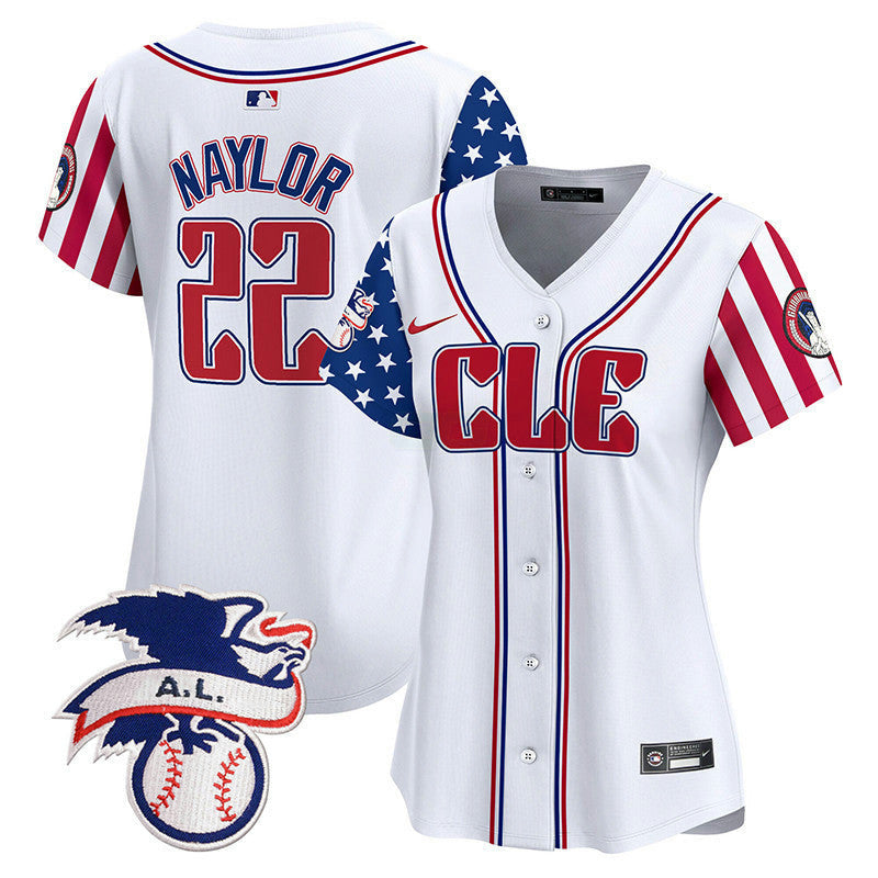 Camisa MLB Women’s Cleveland 2024 Fourth of July Vapor Premier Limited Jersey