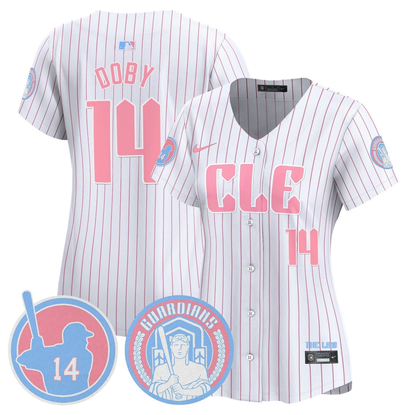 Camisa MLB Women’s Cleveland Bubblegum Pink Vapor Premier Limited Jersey