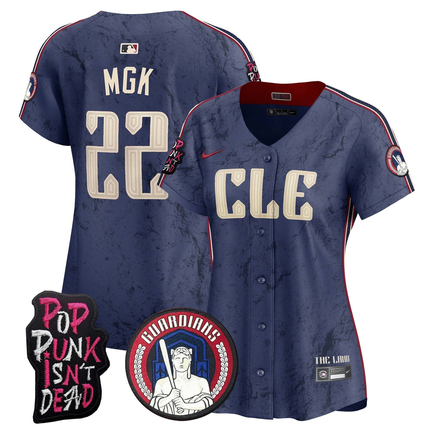 Camisa MLB Women’s Cleveland MGK Vapor Premier Limited Jersey