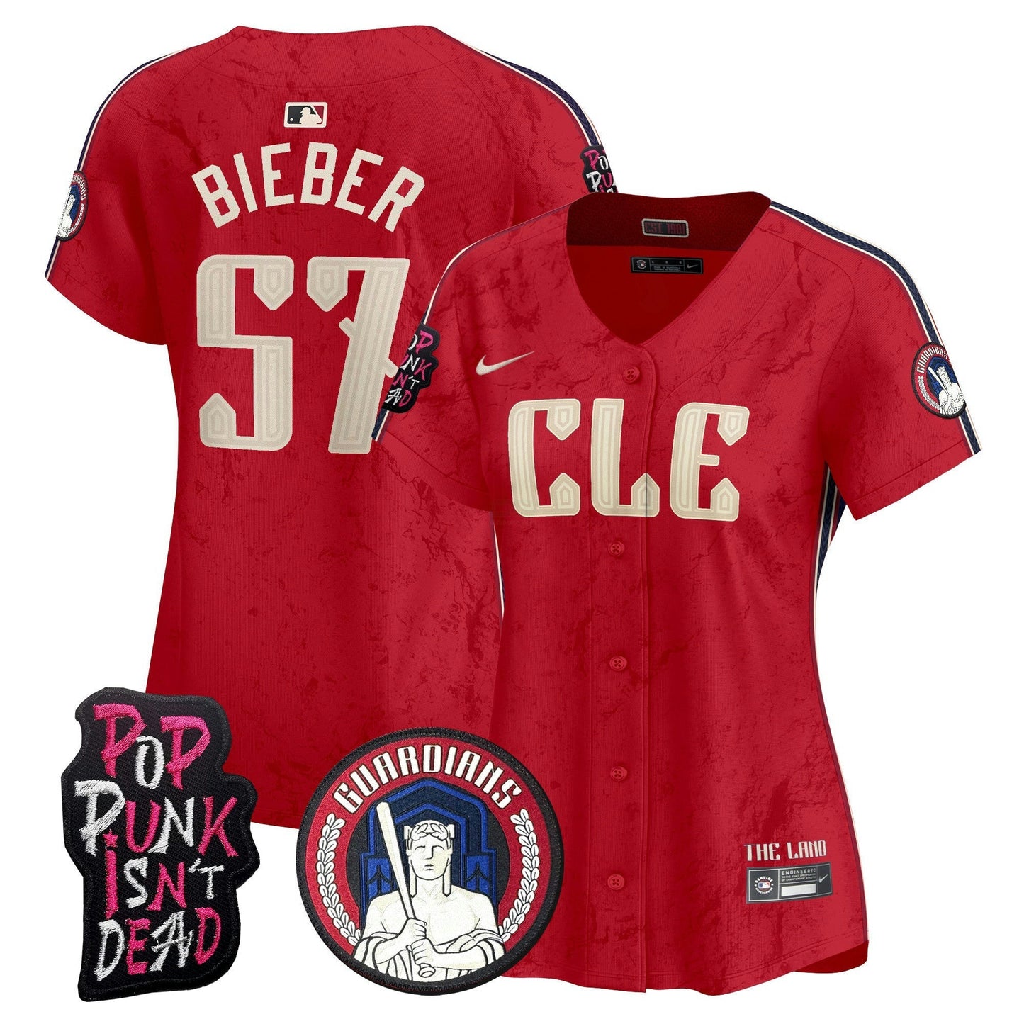 Camisa MLB Women’s Cleveland MGK Vapor Premier Limited Jersey