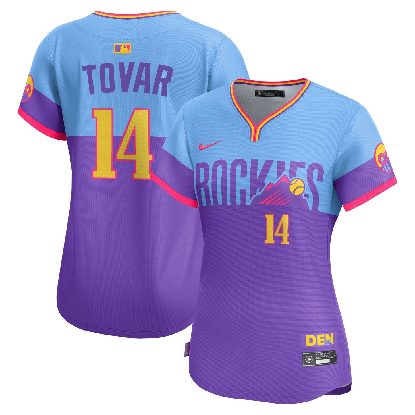 Camisa MLB Women’s Colorado 2025 City Connect Vapor Premier Limited Jersey – Stitched