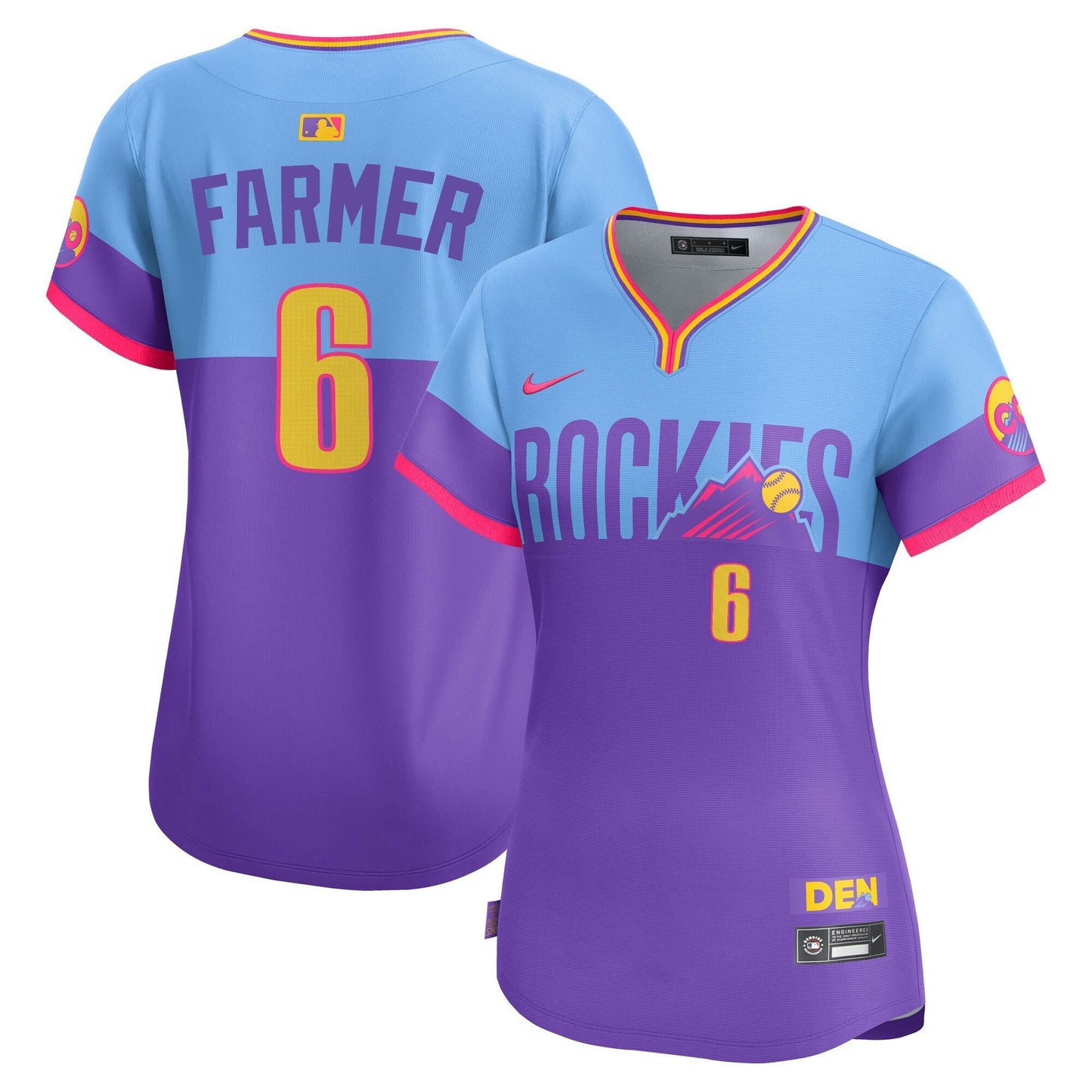 Camisa MLB Women’s Colorado 2025 City Connect Vapor Premier Limited Jersey – Stitched