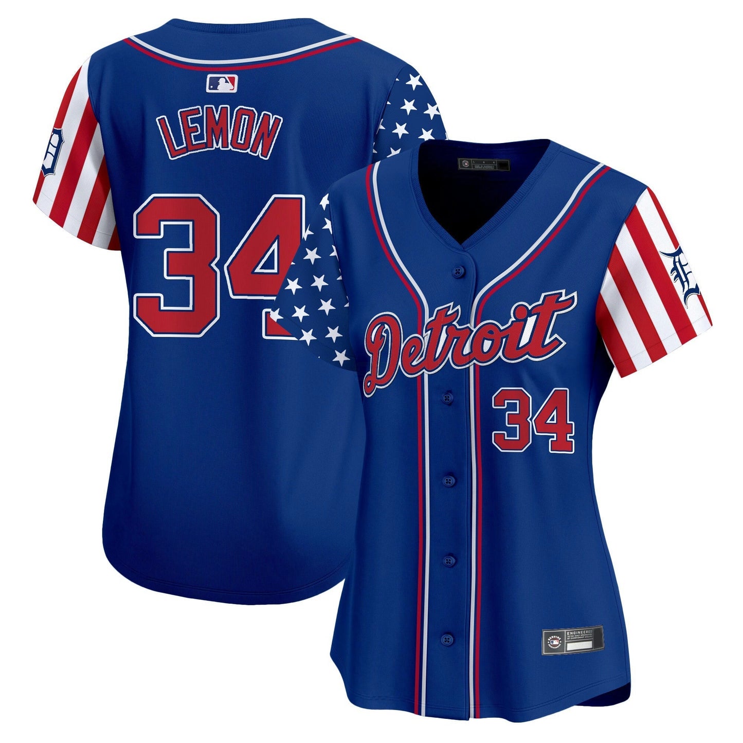 Camisa MLB Women’s Detroit 2025 Independence Day Vapor Premier Limited Jersey