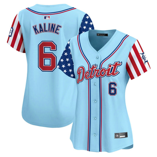 Camisa MLB Women’s Detroit 2025 Independence Day Vapor Premier Limited Jersey