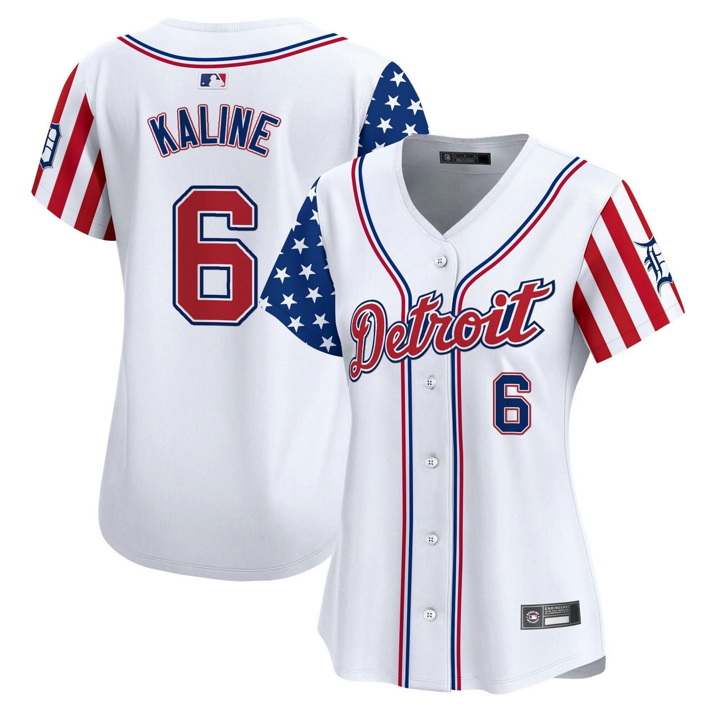 Camisa MLB Women’s Detroit 2025 Independence Day Vapor Premier Limited Jersey