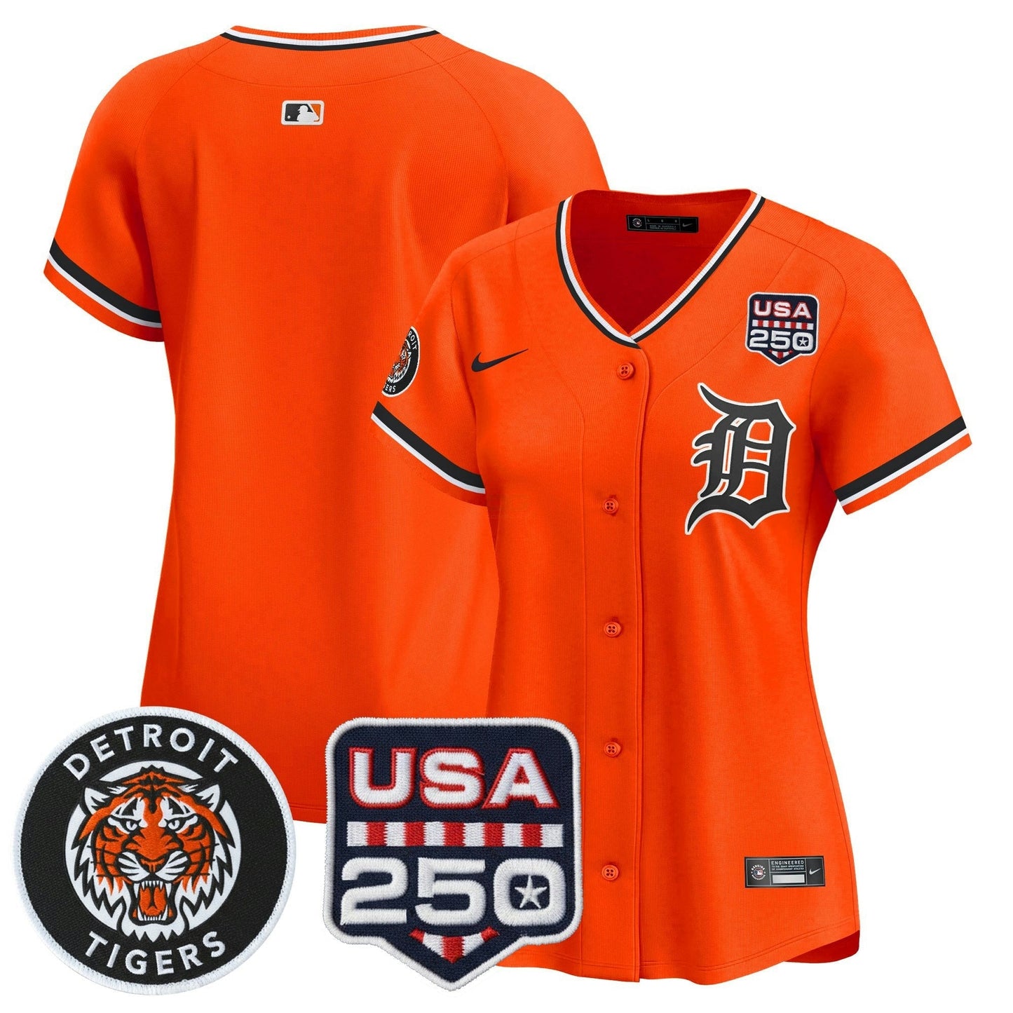 Camisa MLB Women’s Detroit 2026 Alternativa Vapor Premier Limited Jersey – 250America Patch