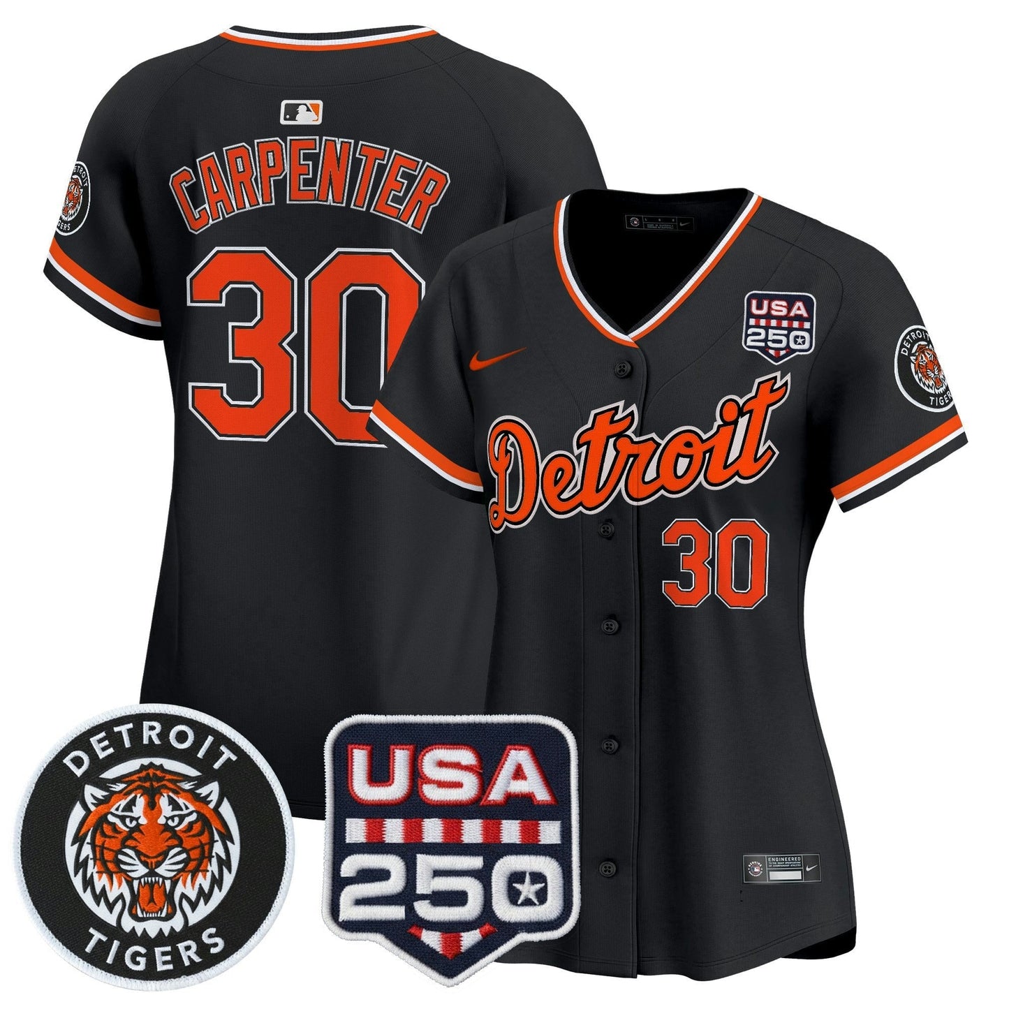 Camisa MLB Women’s Detroit 2026 Alternativa Vapor Premier Limited Jersey – 250America Patch