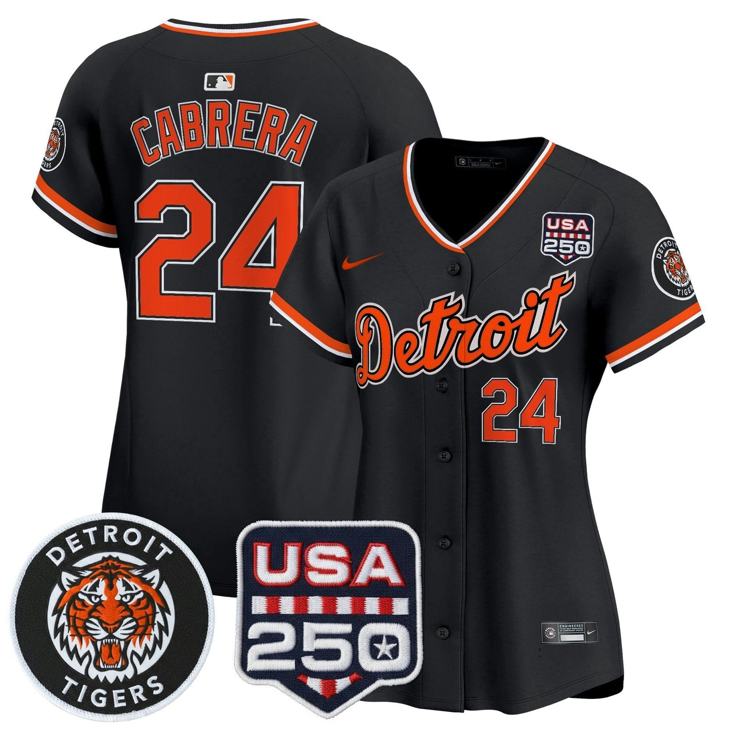 Camisa MLB Women’s Detroit 2026 Alternativa Vapor Premier Limited Jersey – 250America Patch