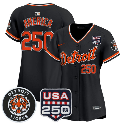 Camisa MLB Women’s Detroit 2026 Alternativa Vapor Premier Limited Jersey – 250America Patch