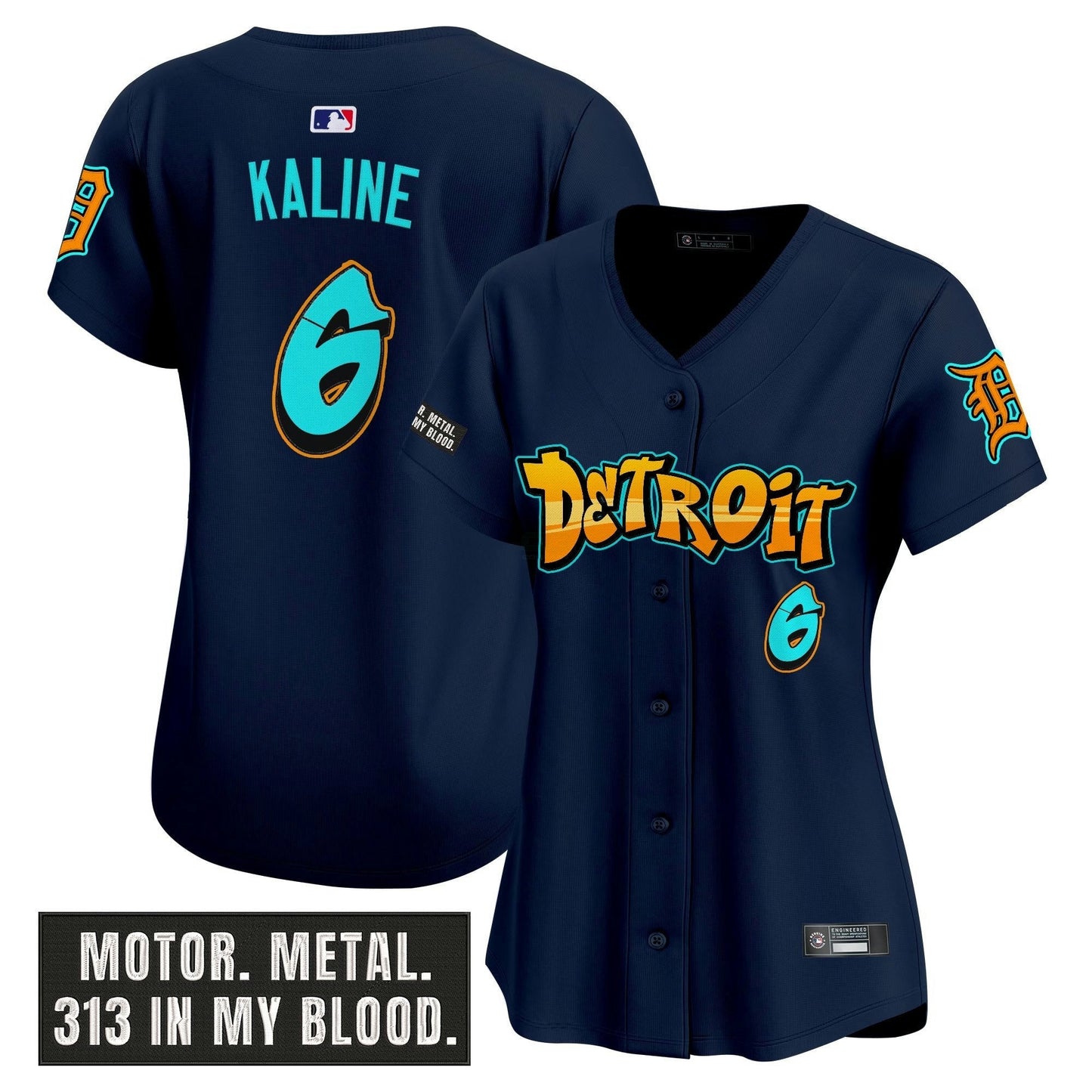 Camisa MLB Women’s Detroit ‘Graffiti Motor City Edition’ Vapor Premier Limited Jersey