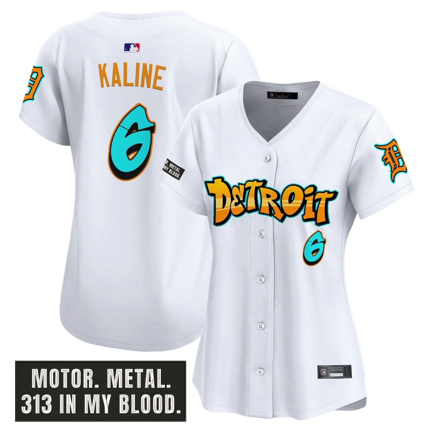 Camisa MLB Women’s Detroit ‘Graffiti Motor City Edition’ Vapor Premier Limited Jersey