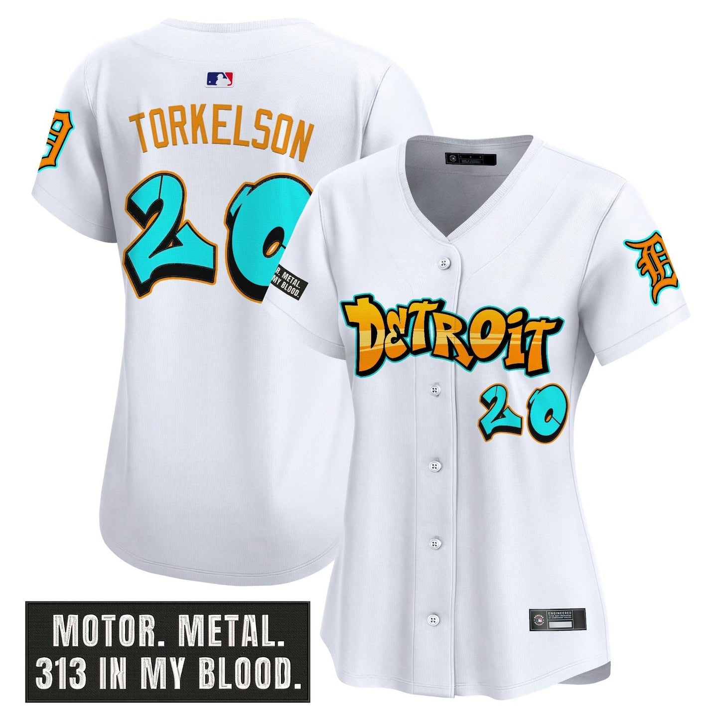 Camisa MLB Women’s Detroit ‘Graffiti Motor City Edition’ Vapor Premier Limited Jersey
