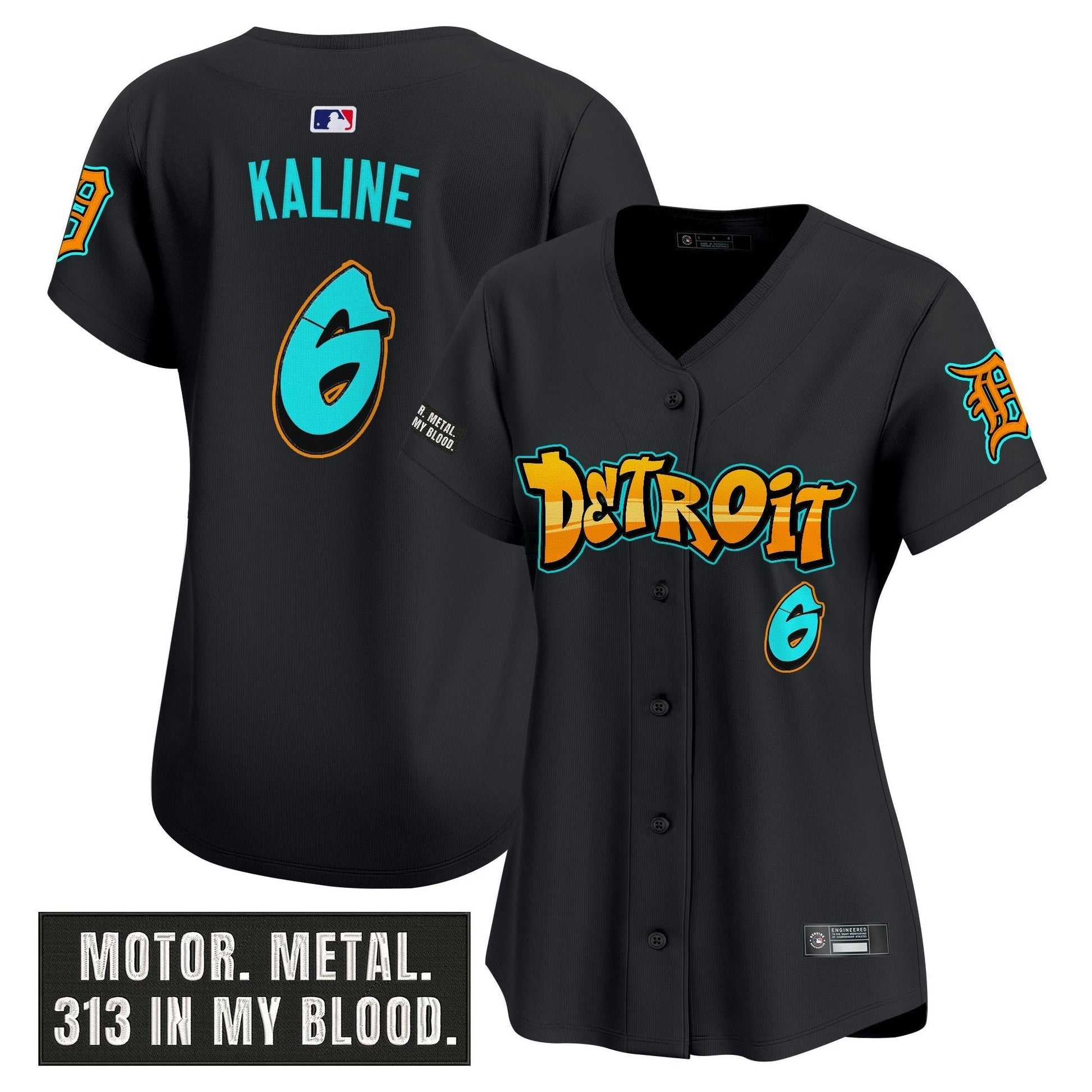 Camisa MLB Women’s Detroit ‘Graffiti Motor City Edition’ Vapor Premier Limited Jersey
