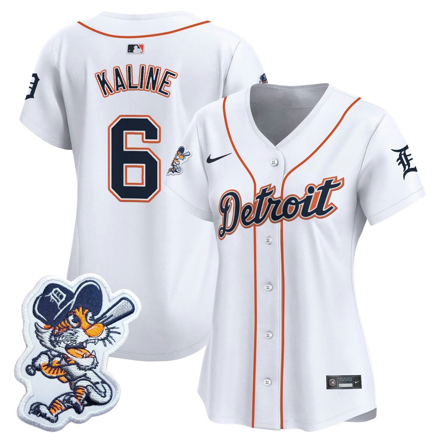 Camisa MLB Women’s Detroit Paws Patch Vapor Premier Limited Jersey