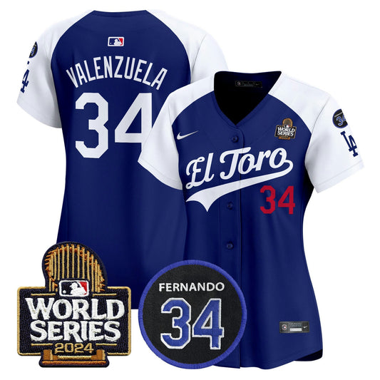 Camisa MLB Women’s El Toro 2024 World Series Patch Vapor Premier Limited Jersey