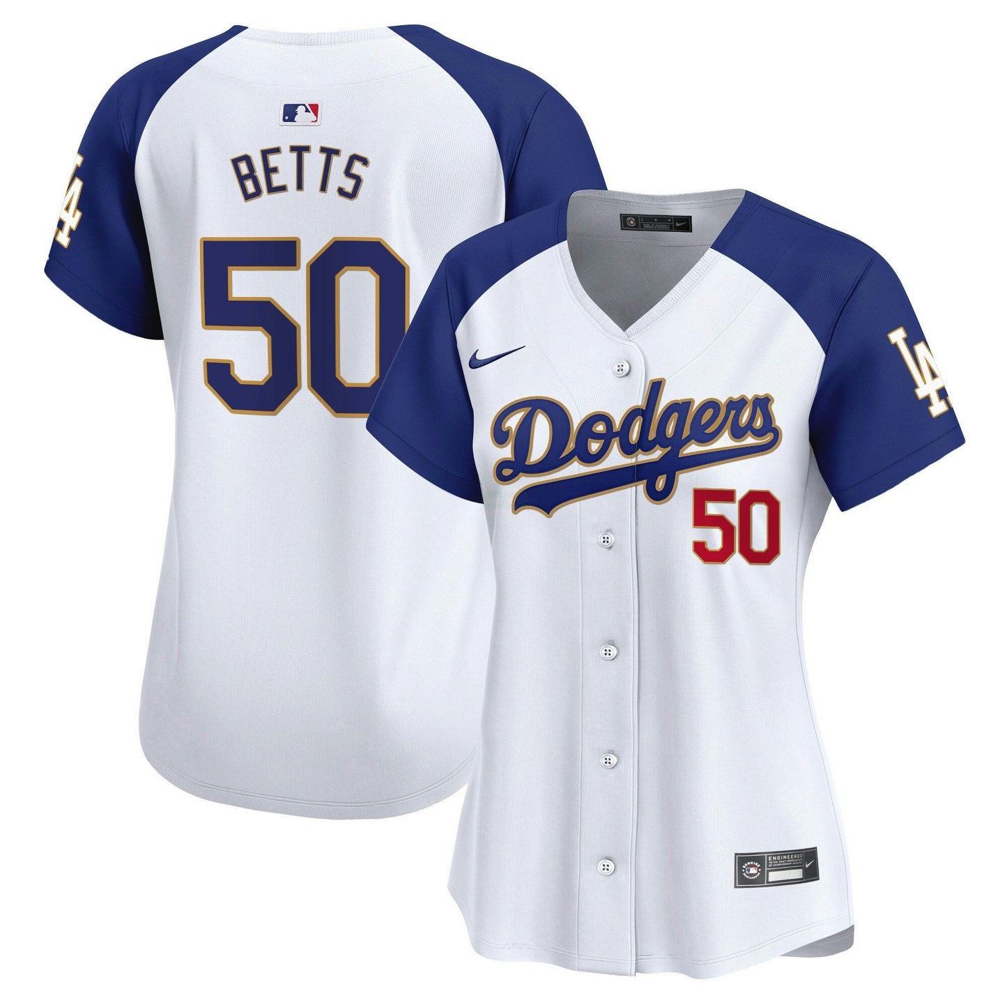 Camisa MLB Women’s Gold Trim Vapor Premier Limited Jersey