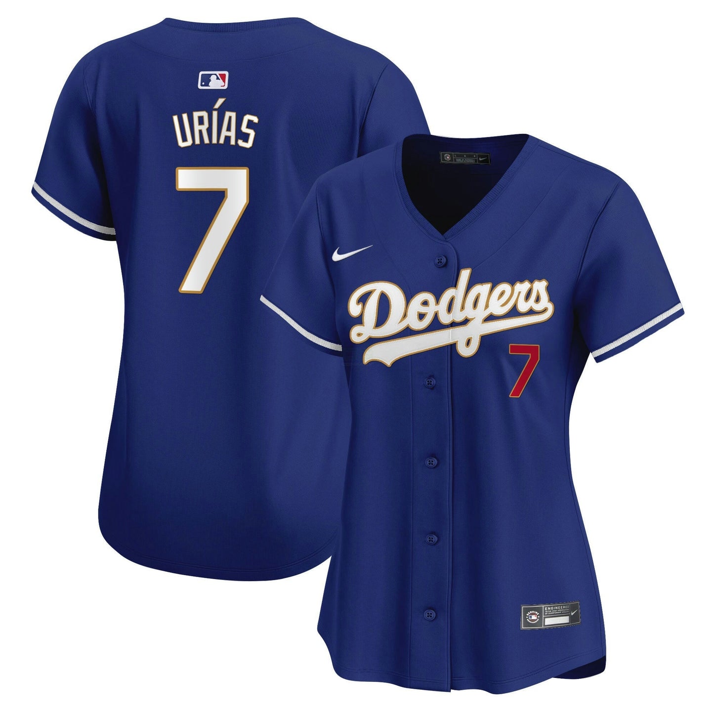 Camisa MLB Women’s Gold Trim Vapor Premier Limited Jersey