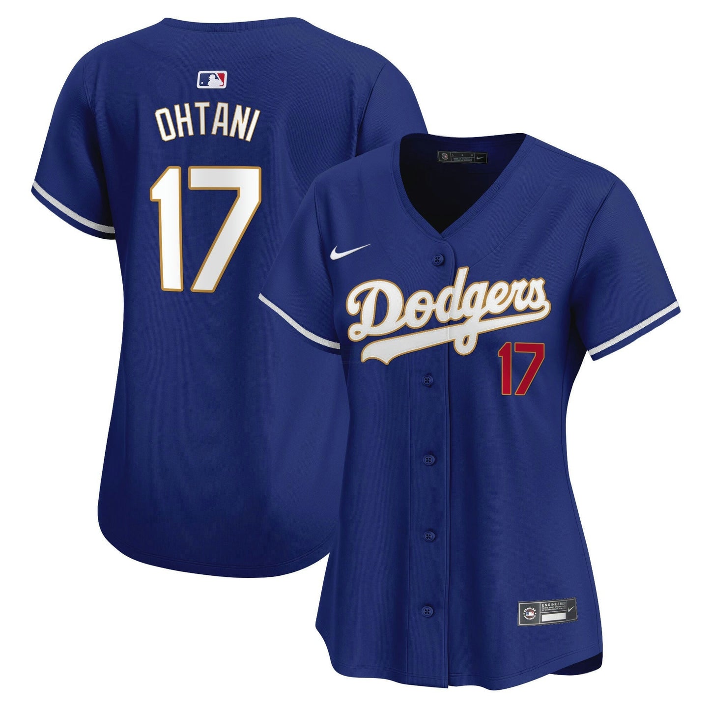Camisa MLB Women’s Gold Trim Vapor Premier Limited Jersey