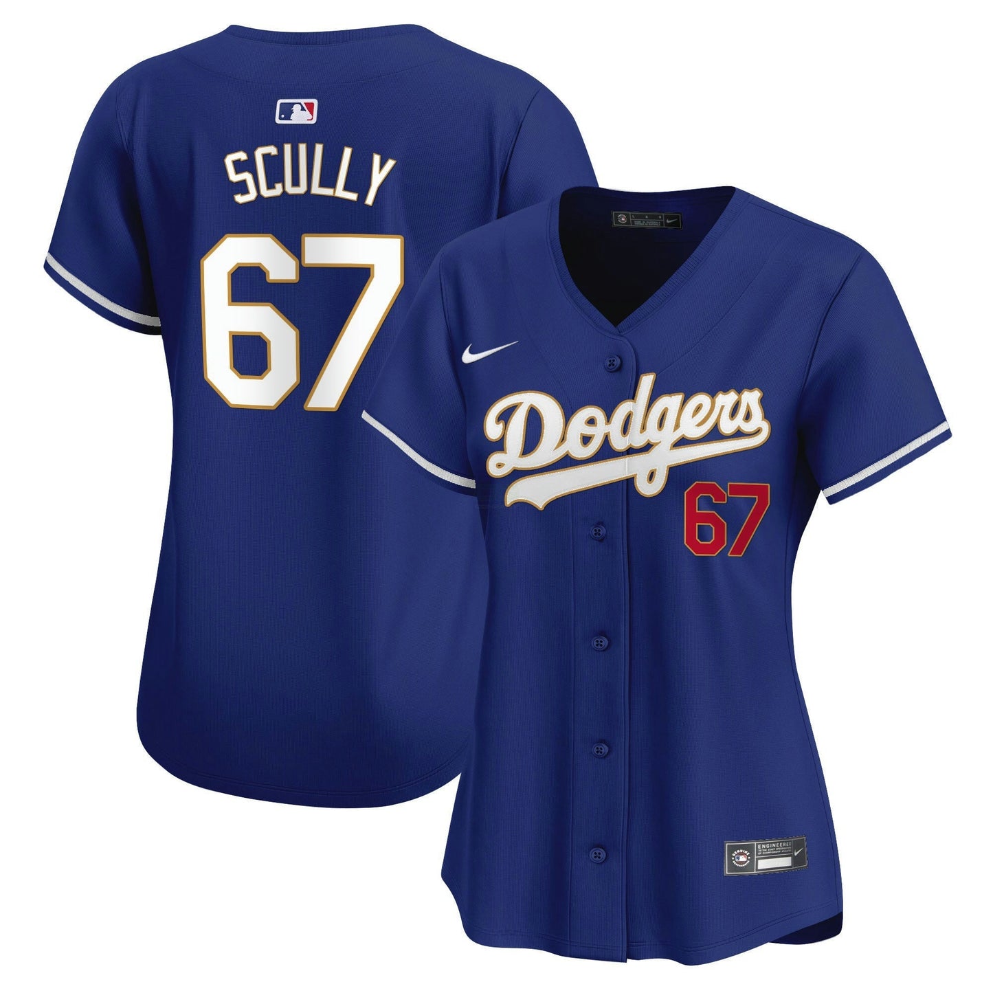 Camisa MLB Women’s Gold Trim Vapor Premier Limited Jersey