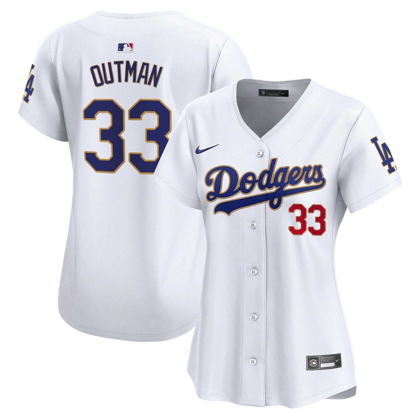 Camisa MLB Women’s Gold Trim Vapor Premier Limited Jersey
