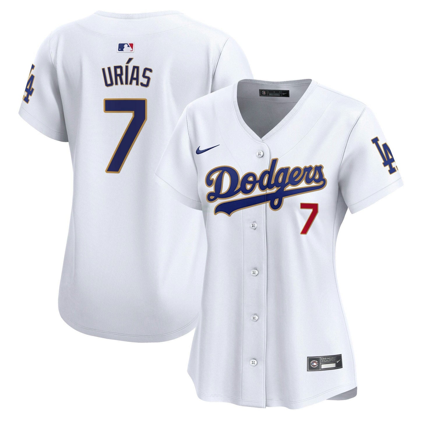 Camisa MLB Women’s Gold Trim Vapor Premier Limited Jersey