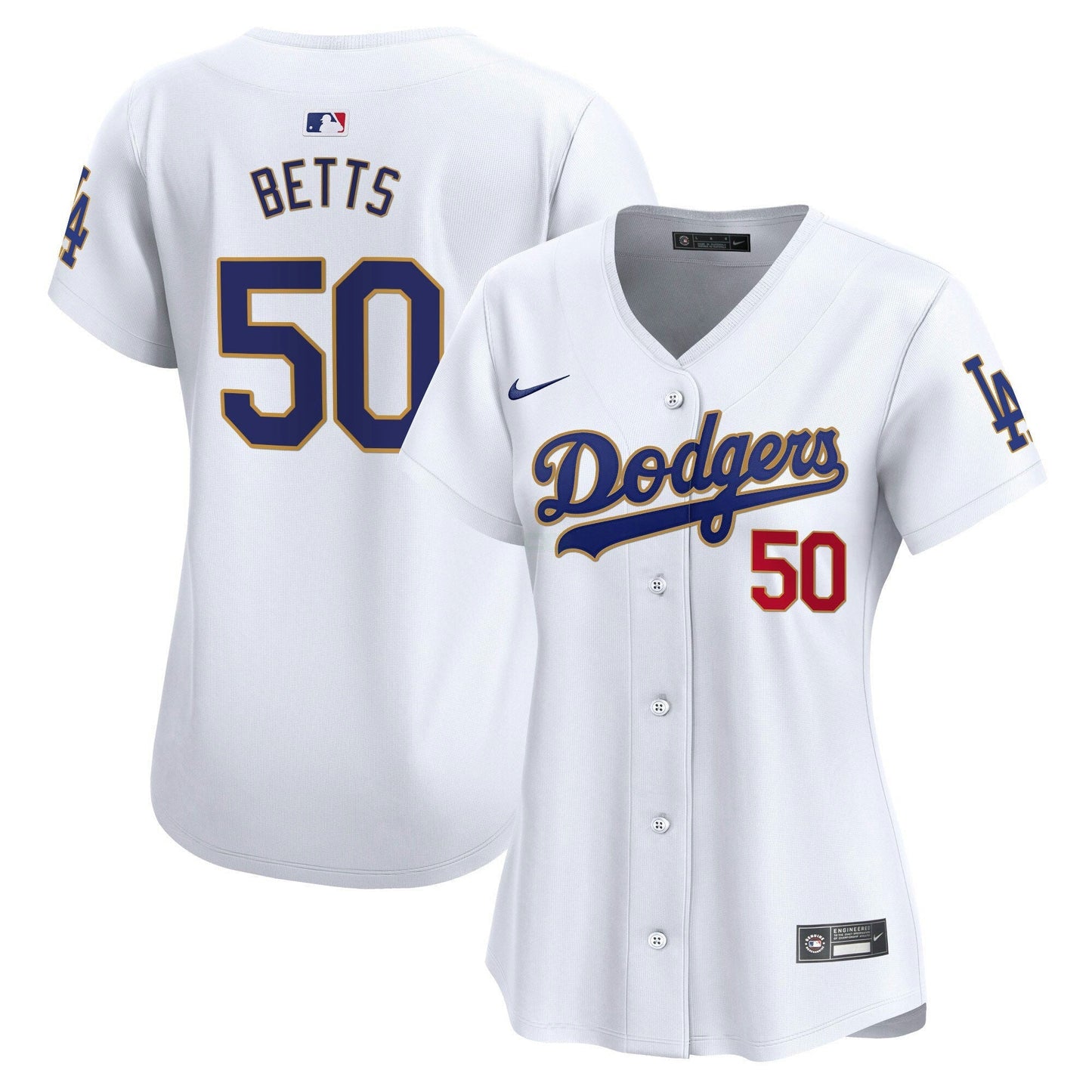 Camisa MLB Women’s Gold Trim Vapor Premier Limited Jersey