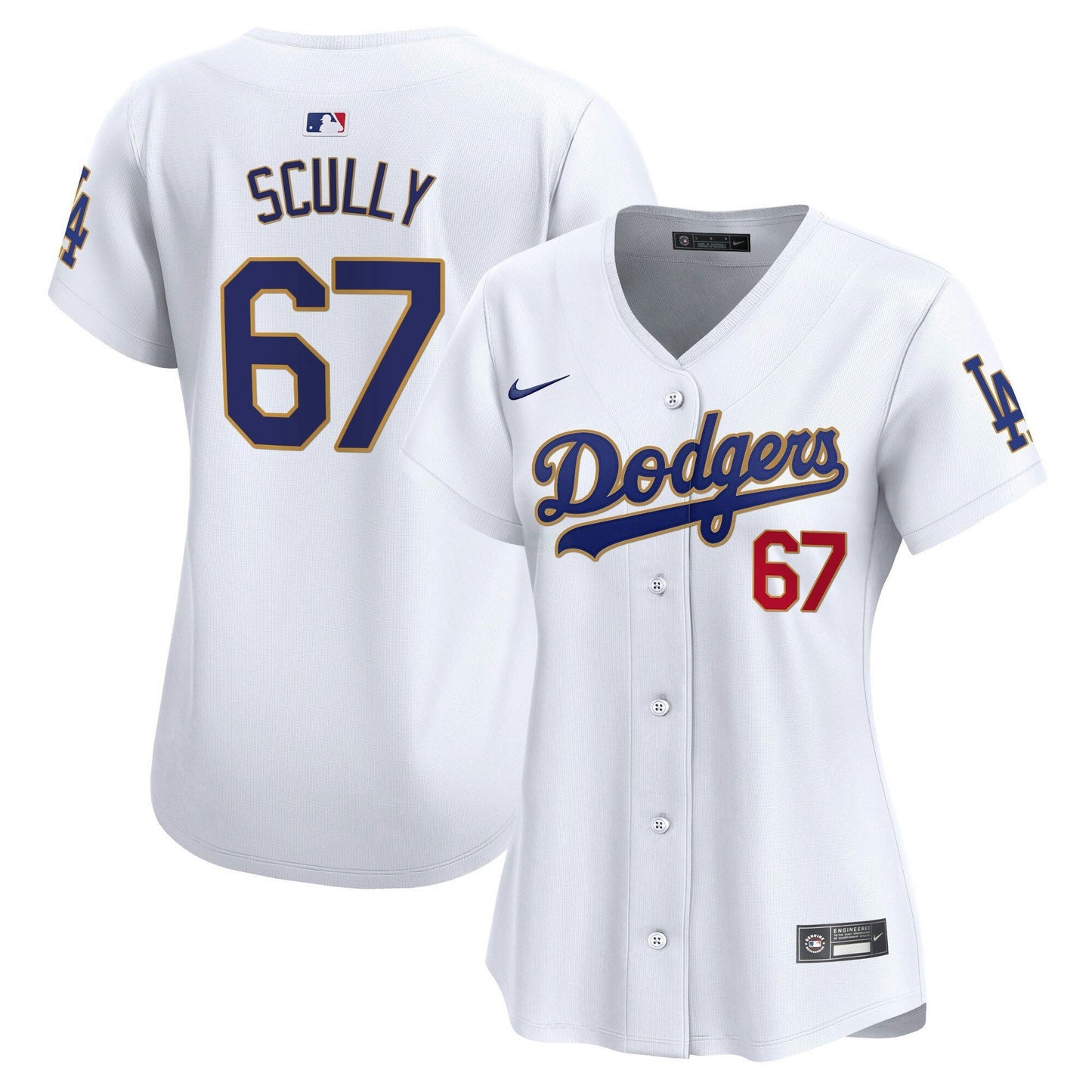 Camisa MLB Women’s Gold Trim Vapor Premier Limited Jersey