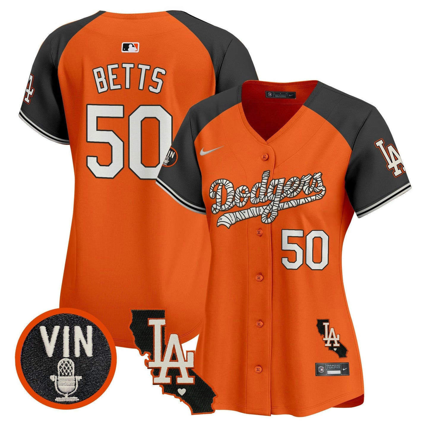 Camisa MLB Los Angeles Dodgers Women’s Halloween Vapor Premier Limited Jersey
