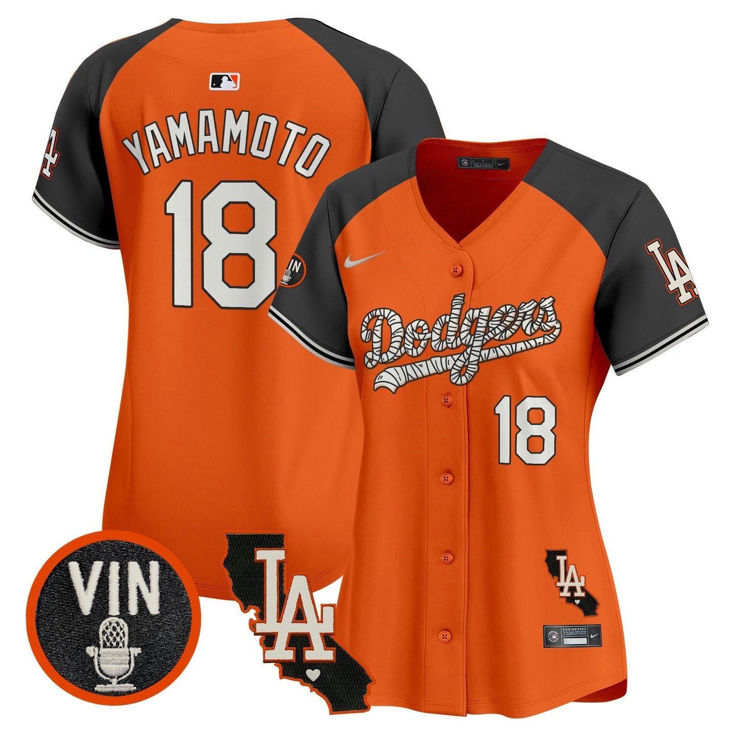 Camisa MLB Los Angeles Dodgers Women’s Halloween Vapor Premier Limited Jersey