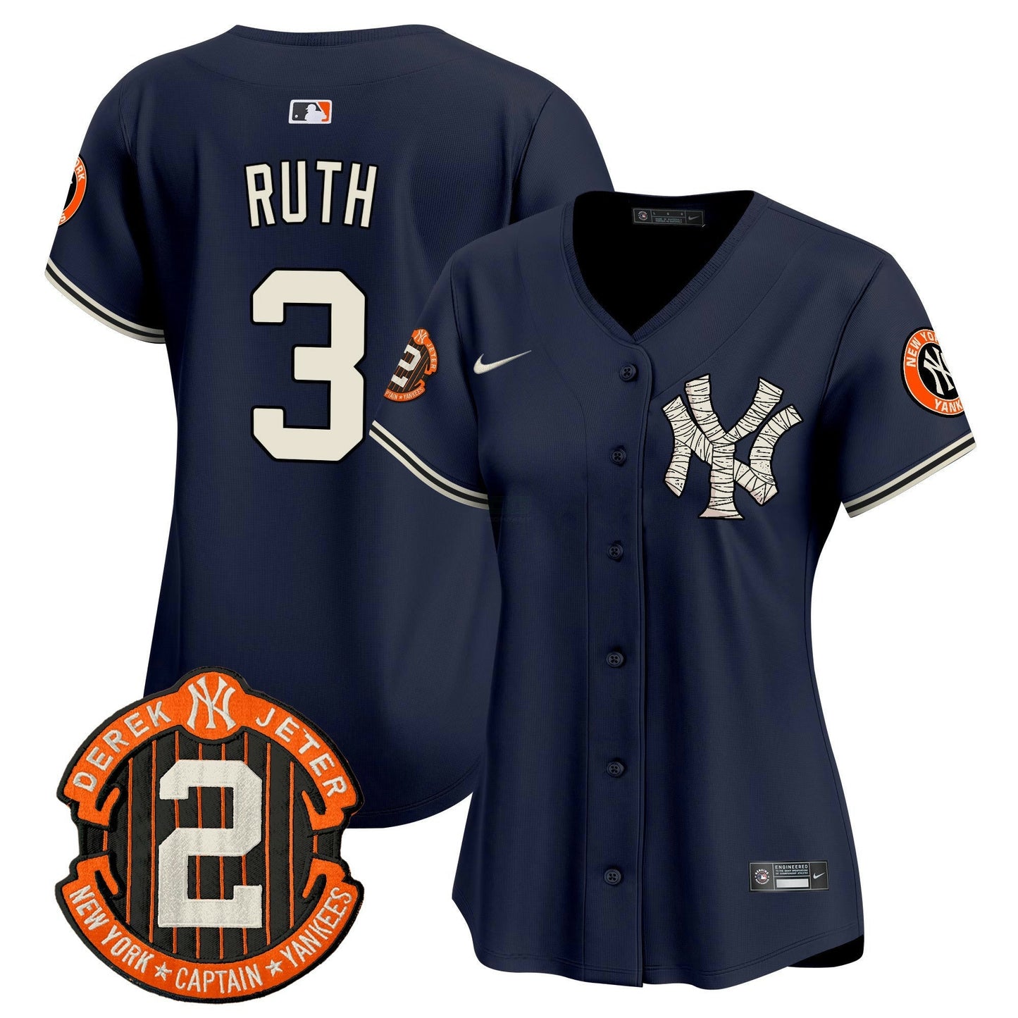 Camisa MLB New York Yankees Women’s Halloween Vapor Premier Limited Jersey